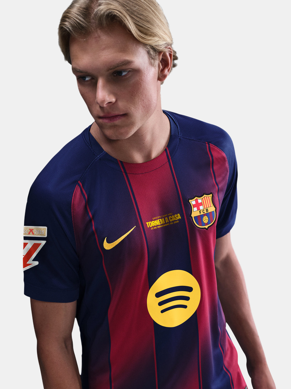 FC Barcelona 25/26 UCL Home Stadium jersey